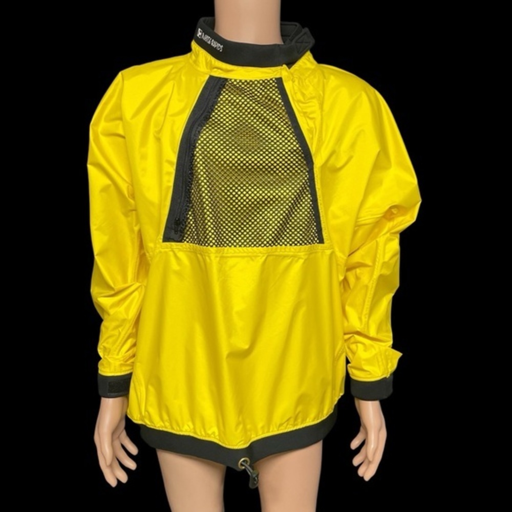 White Rapids Yellow XL Paddling Jacket Breaker Waterproof in EUC
